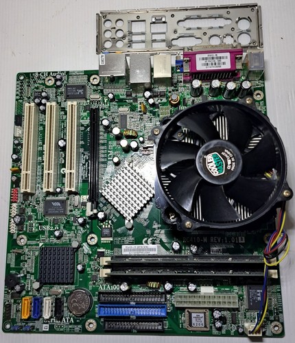 Scheda madre ecs rc410 con - ecs,