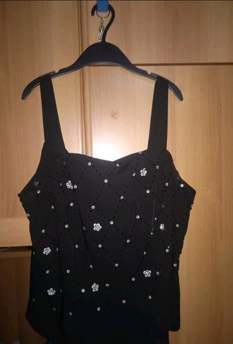 Top elegante nero - top,