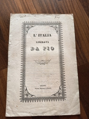 Pio risorgimento italia - risorgimento, l'italia