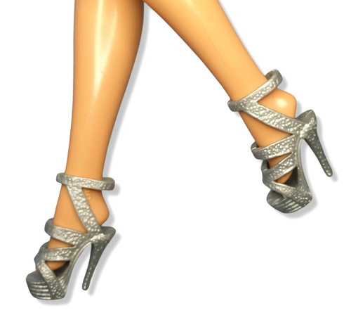 Barbie scarpe bambola grigio