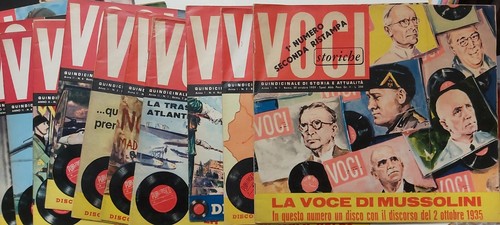 Voci storiche mussolini - voci,