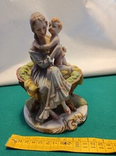Antica Figura Dama con Bambina