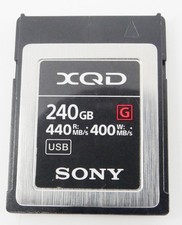 Sony XQD Serie G 240GB - 440MB/s 400MB/s - Scheda di memoria - IVA 19%