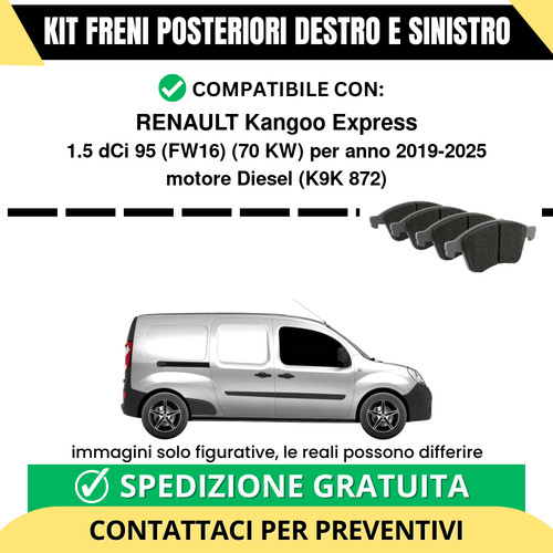 Pastiglie freno posteriori - freno,