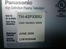 PANASONIC 42 Inch Plasma Tv