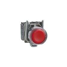 Pulsante luminoso XB4BW3465 Rosso Filoghiera  1NO+1NC lampada 250 Volt