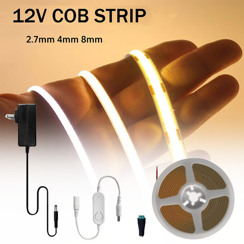 Striscia led cob 12v - cob, 24v