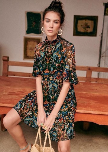Mini abito sézane ninon ikat - abito,