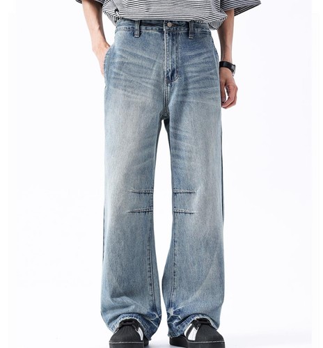 Jeans uomo blu - chiaro, gamba