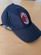 Cappello Cappellino Uomo A.C. Milan Nero taglia Unica 1899 Cotone
