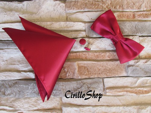 Papillon fazzoletto gemelli - papillon,
