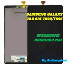 Display Lcd+ Touch screen Samsung per Galaxy Tab A2 2018 SM-T590 T595 Vetro Nero