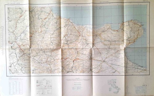 Carta geografica 1943 - , esercito
