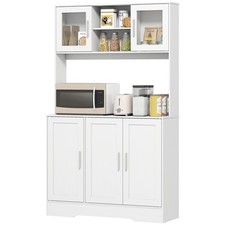 HOMCOM Mobile Cucina con 4