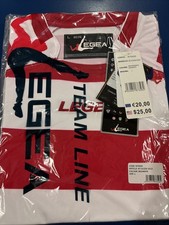 Kit calcio Legea Scozia Gold taglia L, colore rosso bianco