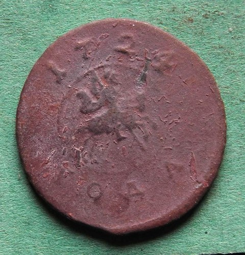 Moneta russia copeco 1724 - copeco,