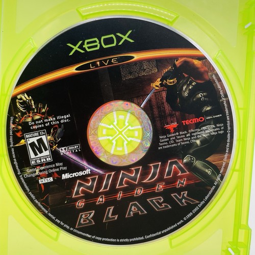 Ninja gaiden black xbox - ninja, (xbox