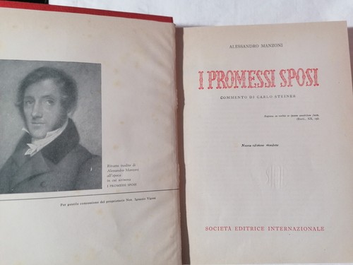 Libro promessi sposi - libro, i