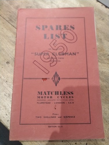 Matchless super clubman - 9.2,
