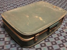 Valigia Vintage Rigida Blu H