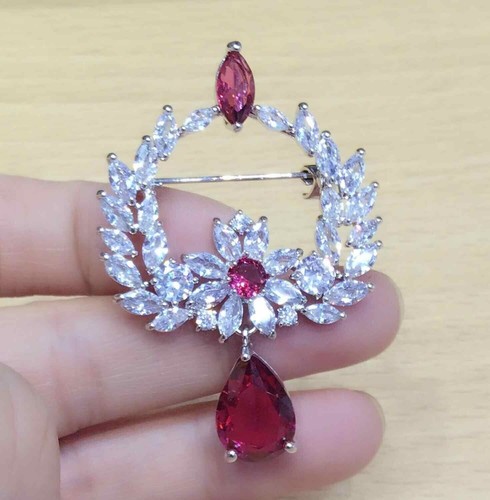 Spilla donna argento placcato