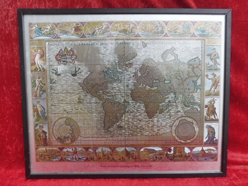 Cartina del mondo - del, su