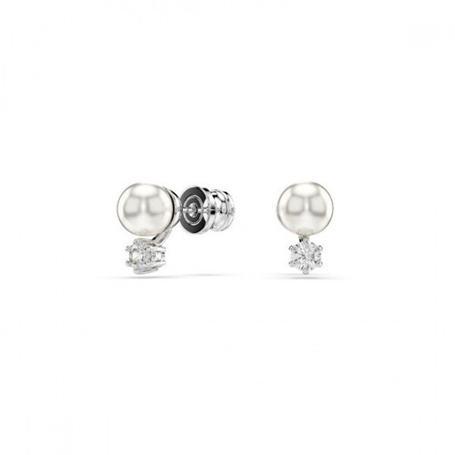 Orecchini buco con perla - a,