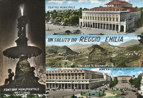 Vecchia cartolina saluto - vecchia,
