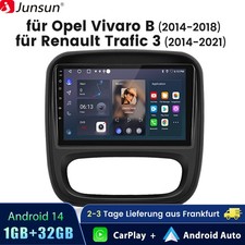 Android14 CarPlay per Opel Vivaro B Renault Trafic 3 autoradio GPS navigatore WIFI DAB