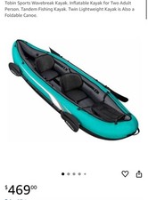 Kayak gonfiabile per 2 persone Tobin Sports Wavebreak