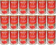 Mutti Pomodori Pelati Pomodori Pelati Prugna 100% Italiano 18 x 400g
