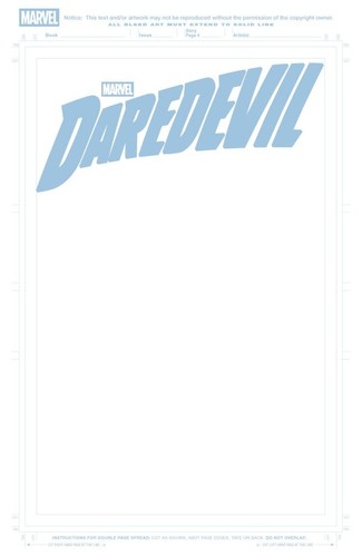 Daredevil blank - #1,