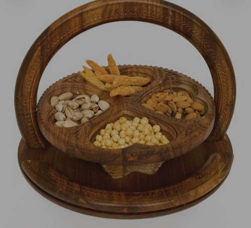 Vassoio snack legno - vassoio,