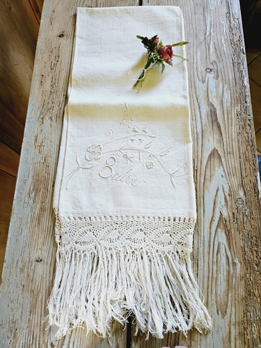 1900 antico asciugamano - 1900,