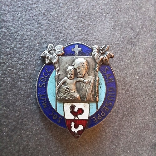 Distintivo epoca società - distintivo, d'epoca