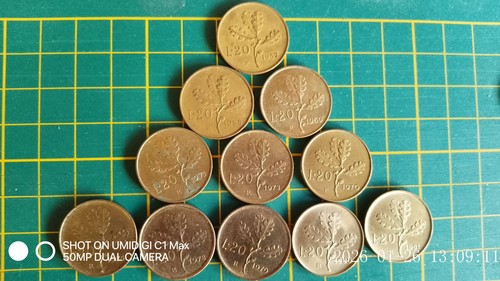 Lotto lire 1957 1981 - lotto, 20