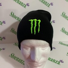 Cappello Monster Energy Berretto Boggin Puffy M Artiglio Logo Verde Nero OSFM
