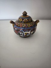 Zuccheriera ceramica maiolica