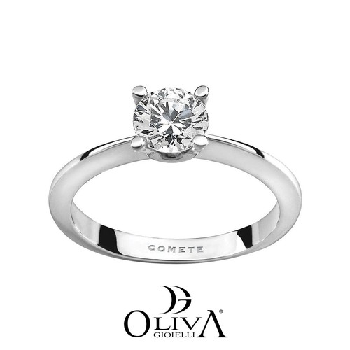 Anello solitario donna comete - anello,