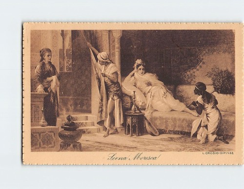 Cartolina scena moresca l - cartolina,