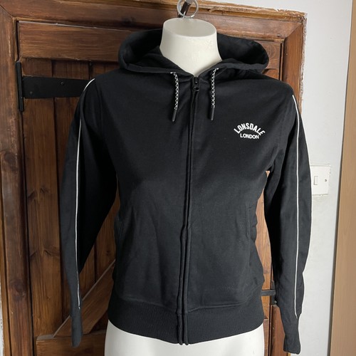 Felpa donna lonsdale nera - felpa,