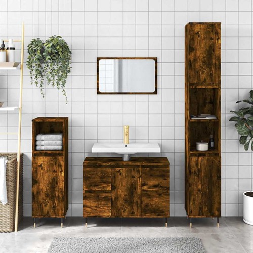 Armadietto bagno rovere - armadietto,