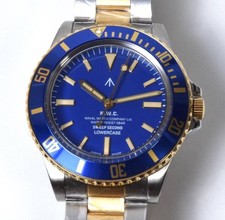 GMT ブルー文字盤