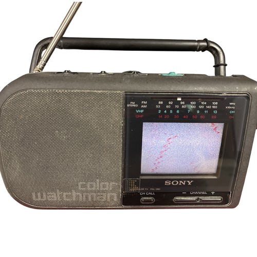 Sony fdl 380 color watchman - color, tv