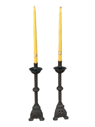 Coppia candelabri bronzo - coppia,