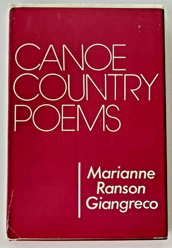1974 canoe country poems - canoe,