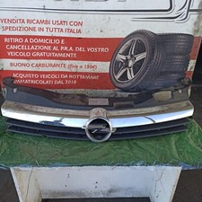 Mascherina Fari Griglia Anteriore Paraurti Logo Opel Astra H 3 Serie 2006 Cromat