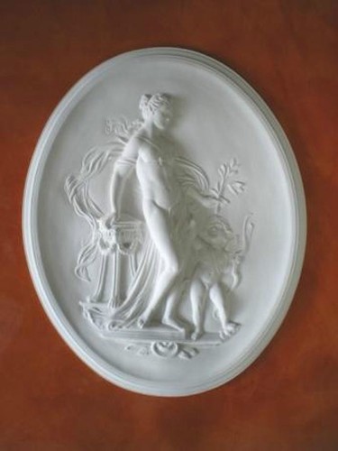 Bassorilievo gesso bianco - in,