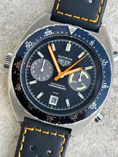Heuer Autavia anni '70 "Orange