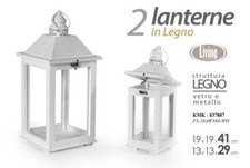 SET 2 LANTERNE PORTACANDELA